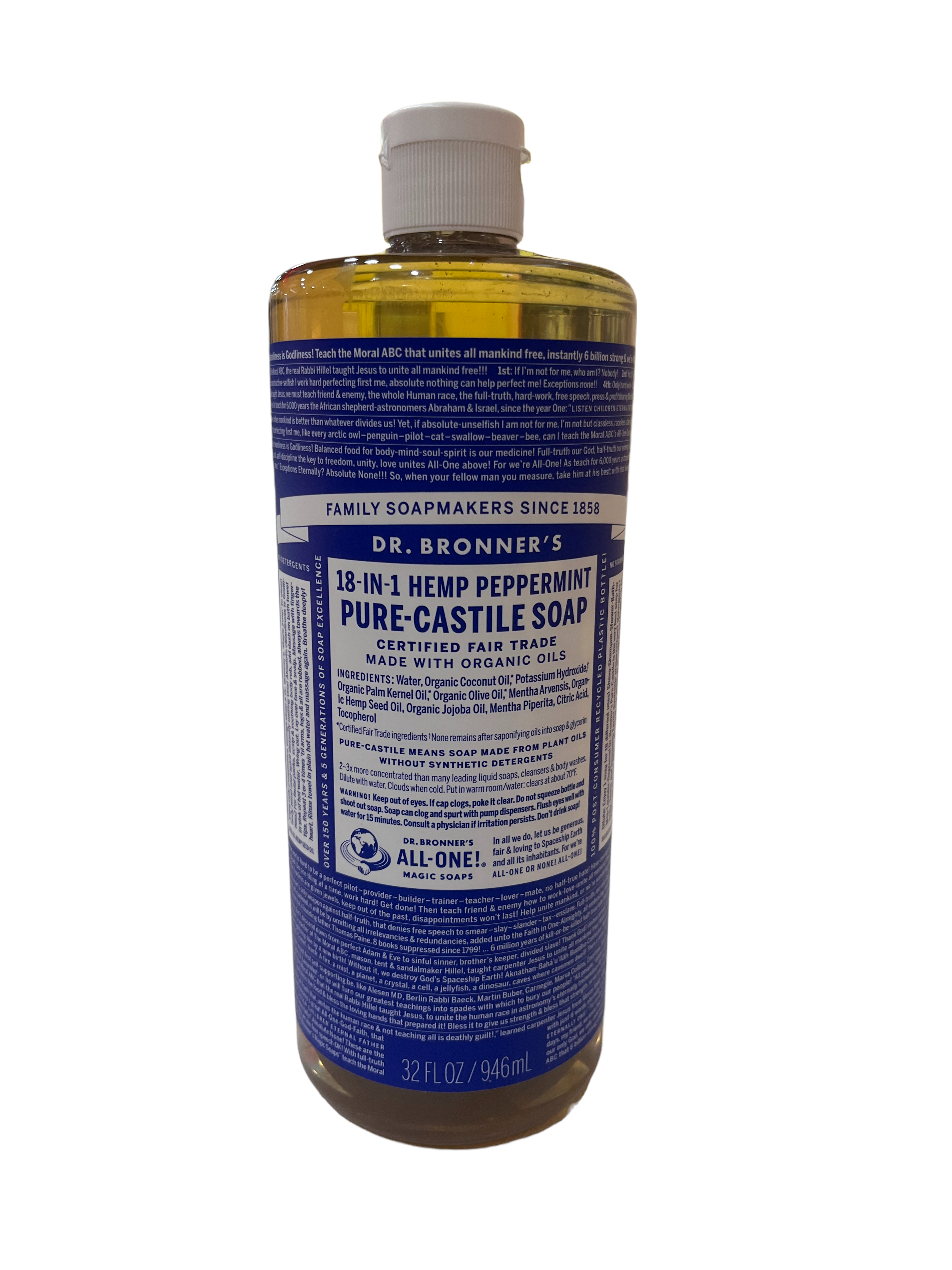 Dr Bronners’s Magic Soap(peppermint)